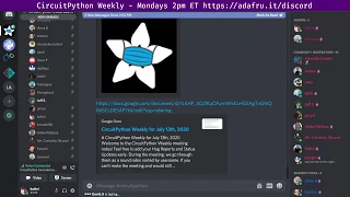 CircuitPython Weekly for July 13th, 2020 @circuitpython @adafruit #adafruit