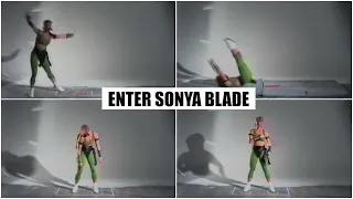 Sonya Blade Leg Grab - Mortal Kombat Behind-the-Scenes