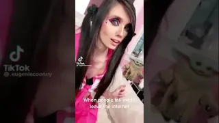 "When people tell me to leave the internet" | Eugenia Cooney TikTok #shorts