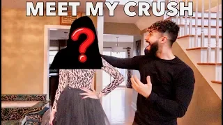 MY CRUSH SHOWED UP TO MY HOUSE!!!!