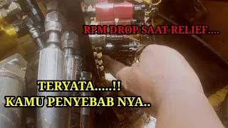 Teryata...!! ini dia penyebab RPM engine turun sendiri saat di relief. @Belajarmekanikpemula