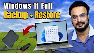 How to Fully BACKUP Windows 11 & Restore Windows 11 Backup (Step by Step) 2024