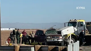 At least 13 killed in California accident between SUV and truck