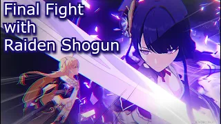 Raiden Shogun final fight | Genshin impact fight with baal | baal fight