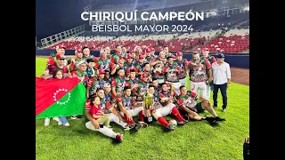 Panamá | CHIRIQUÍ es el Campeón del Béisbol Mayor 2024