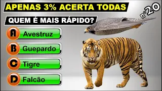 QUIZ VIRTUAL DE CONHECIMENTOS GERAIS Nº 20 | PERGUNTAS E RESPOSTAS | ESTILO SHOW DO MILHÃO PICPAY