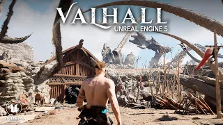 VALHALL 40 Minutes of Gameplay | Vikings in Unreal Engine 5 RTX 4090 4K