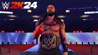 WWE 2k24: 1.05 Patch Roman Reigns Solo Entrance @WWEGames #gaming #wwe2k24 #gameplay