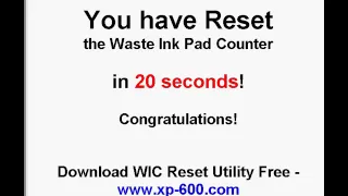 How to Reset Epson XP-600 and other models waste ink pads counters in 20 seconds FOR DUMMIES!