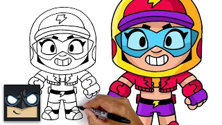 How To Draw Streetwear Max | Brawl Stars