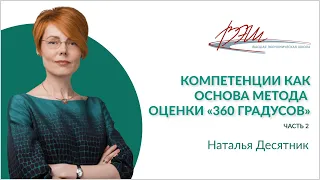 Компетенции как основа метода оценки «360 градусов»