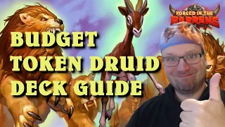 Budget Gibberling Token Druid deck guide and gameplay (Hearthstone Forged in the Barrens)