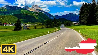 🇦🇹 Driving in Austria, Scenic drive, Vilsalpsee Walking Tour,  | 4K #driving #austria #nature