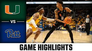 Miami vs. Pittsburgh Men's Basketball Highlights (2022-23)