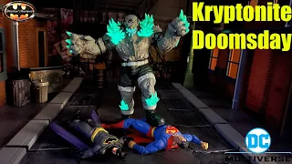 McFarlane DC Multiverse Kryptonite Doomsday Glow In The Dark Megafigure Superman Figure Review