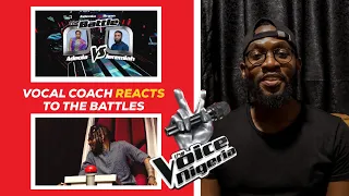 Bryan x Adeola | The Battles - The Voice Nigeria Season 4 | Team Naeto C | Vocal Coach DavidB Reacts