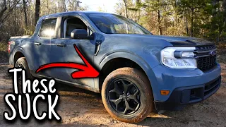 Pirelli Scorpion ATR vs. AT PLUS Test/Review | Ford Maverick FX4 OVERLAND Build [EP.1]: TIRE UPGRADE