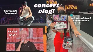 carat vlog 💗💎 seventeen be the sun tour NYC | vip soundcheck experience, barricade, fancams!