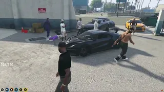 Ballas Shoot Jon While Handing Over Moseley's Spray To GG | NoPixel WL