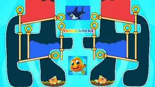 fish love // save the fish 🐠🐋🐟game pull the pin walkthrough max level mobile gameplay