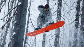 ASMR / 600FPS RED V-Raptor Snowboarding
