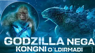 Godzilla nega Kongni o'ldirmadi? Godzilla Kongga qarshi.