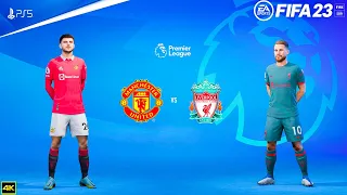 FIFA 23 - Manchester United Vs Liverpool - Premier League 23/24 | Ft. Szoboszlai | PS5™ [4K60]