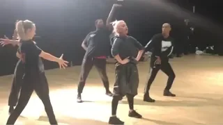 Lady Gaga / JUST DANCE Rehearsal on Enigma. (October 2019)
