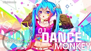 DANCE MONKEY Nightcore TONES AND I Official music Video (Lyrics) @GIRIGITTINightcore