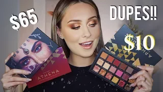 CHEAP EYESHADOW DUPES! FOR HIGH END PALETTES 💸