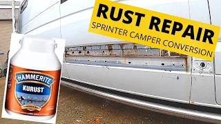 Sprinter Camper Conversion Van Life UK | Repairing the Rust
