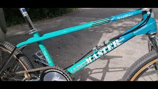 Bmx HARO team master original model 1988' Mint/turquoise/chrome- OLDSCHOOL