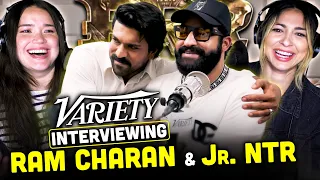 RAM CHARAN & NTR Jr. Talk Naatu Naatu & RRR's International Success REACTION! | Vanity Fair