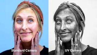 UV Camera Test: Multi-Defense UV Protect SPF 50+