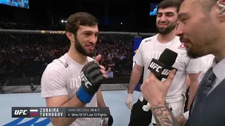 UFC Окленд: Зубайра Тухугов - Слова после боя