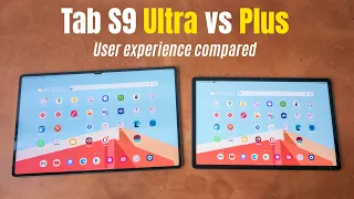 Samsung Tab S9 Ultra vs S9+: Comparing Apps and User Experience