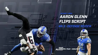 HOW AARON GLENN ADJUSTED DETROIT'S DEFENSE & FLIPPED THE SCRIPT ON THE FALCONS #lions #detroitlions