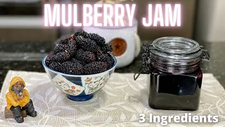 Mulberry Jam Recipe (3 Ingredients) - No pectin