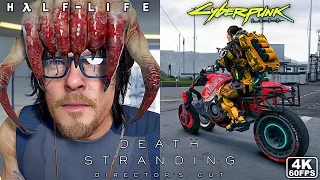 HALF LIFE & CYBERPUNK MISSIONS Death Stranding Director's Cut [PS5 4K 60FPS] - No Commentary