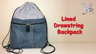 DIY BACKPACK | DRAWSTRING BAG | DIY BAG | HOW TO MAKE DRAWSTRING BACKPACK | BAG SEWING TUTORIAL