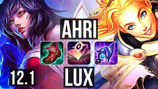 AHRI vs LUX (MID) | 13/0/6, Legendary, 1.0M mastery | EUW Master | 12.1