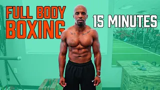 15 MINUTE FULL BODY CARDIO BOXING WORKOUT | GET FIT QUICK