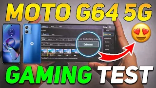 MOTO G64 5G BGMI TEST | MOTO G64 5G PUBG TEST | DM 7025 PROCESSOR 🥵