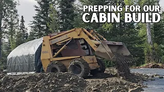 Concrete, Shelter Logic, and Parking Pad | Prepping for Our Cabin Build