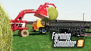FIRST LOAD OF 200 BALES | FS19