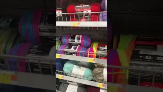 Walmart Yarn Aisle | Yarn Shopping | Lion Brand Yarn | Mandala Yarn