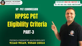 "HPPSC PGT Eligibility Criteria: Key Requirements for Online Form Submission"