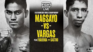 Mark Magsayo Defends Title Vs. Rey Vargas | FIGHT SPORTS™