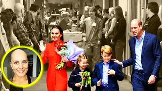 REAKTION AUF KREBS: DREI KINDER VON PRINZESSIN KATE. DIE TRÄNEN VON PRINZ WILLIAM