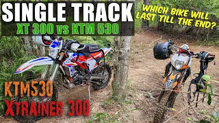 XTRAINER VS KTM 530 Which Will Go The Distance Awesome Single Tracks